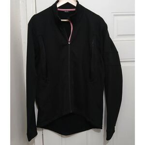 Rapha womens large soft shell fleece lined jacket black Activewear